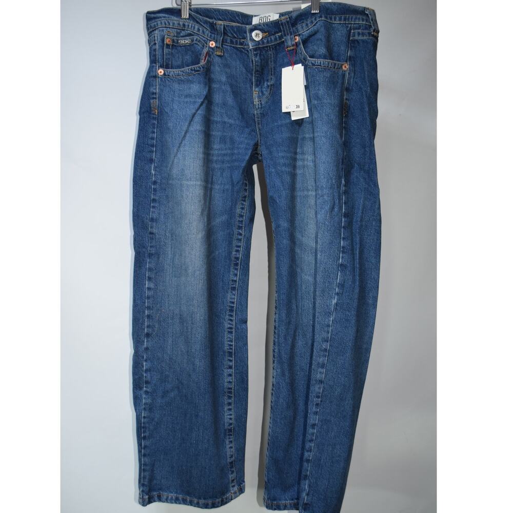 BDG Urban Outfitters Kayla Lowrider Jeans Size 34 Sapphire Medium Wash NWT